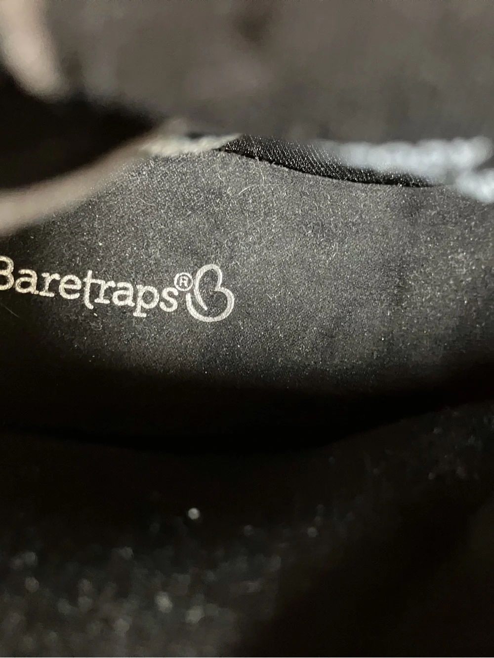 BareTraps Black Faux Leather Ankle Booties with Wrap Strap Detail